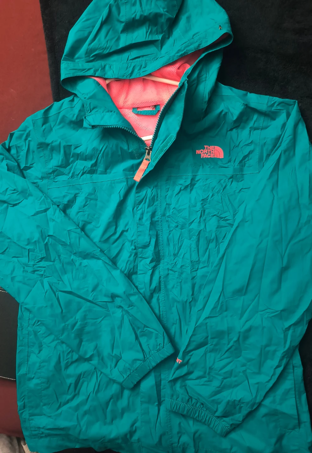 The North Face Teal Rain Jacket - photo 2