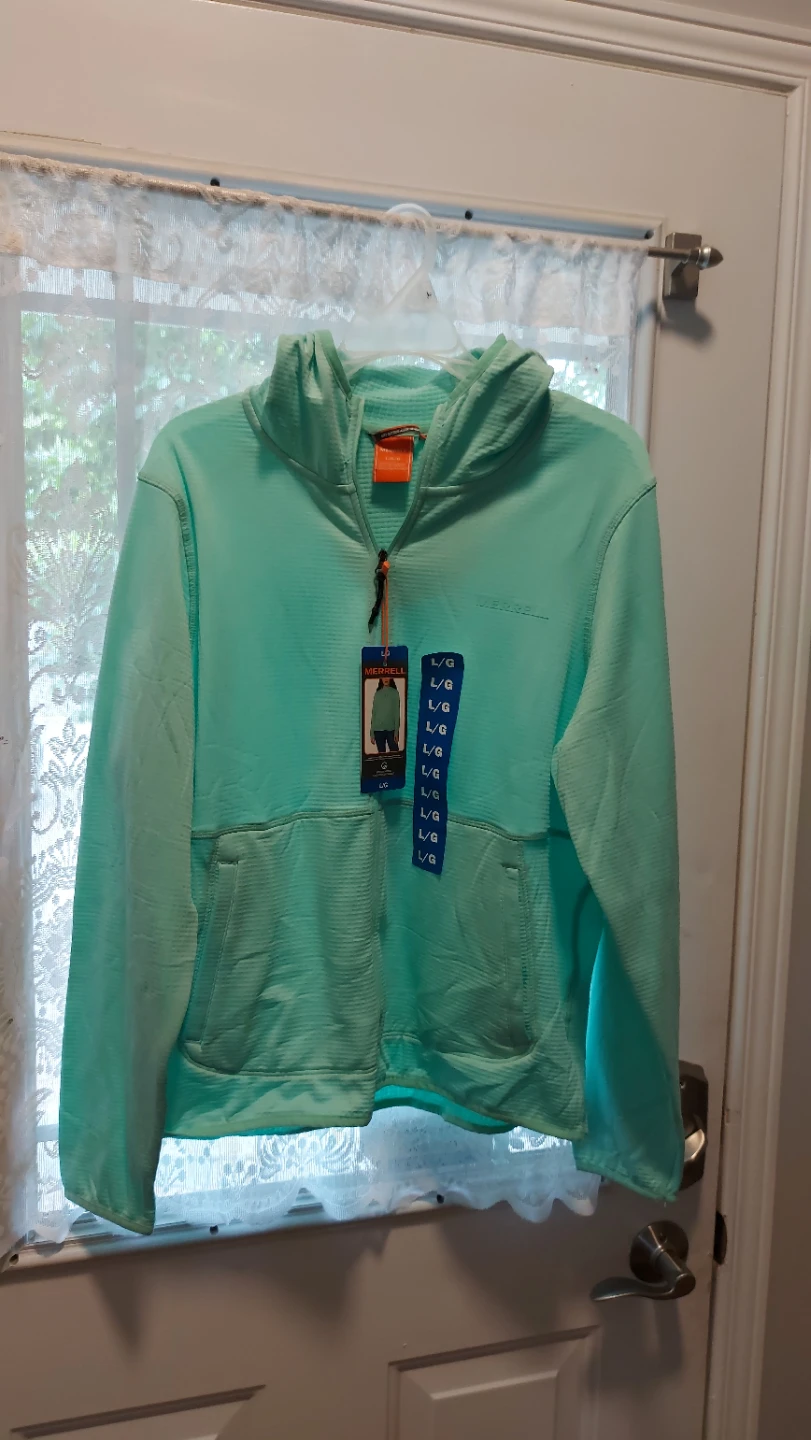 Merrell Lightweight Hoodie - Aqua Blue - Size L - photo 2