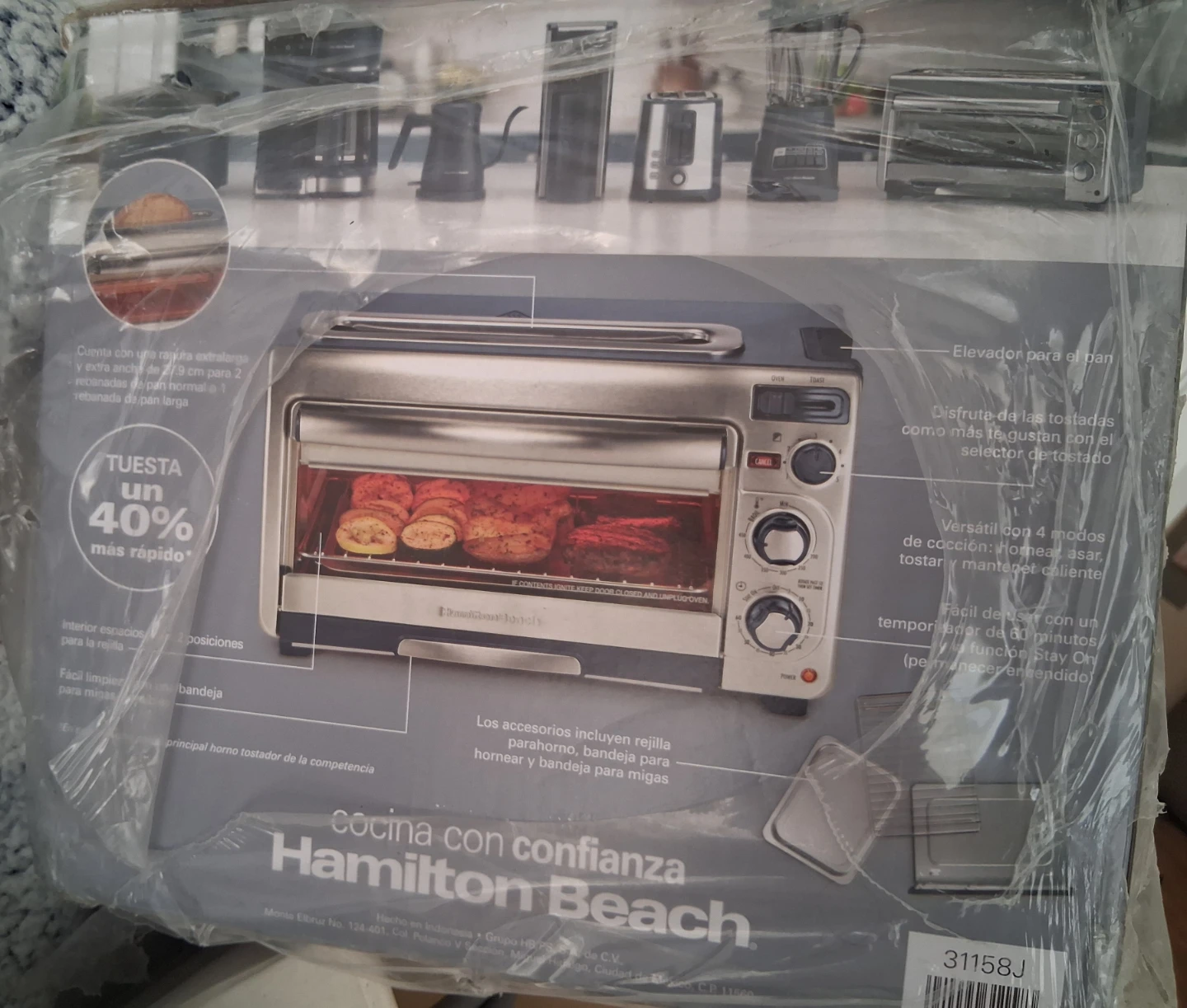 Hamilton Beach 2-in-1 Oven Toaster