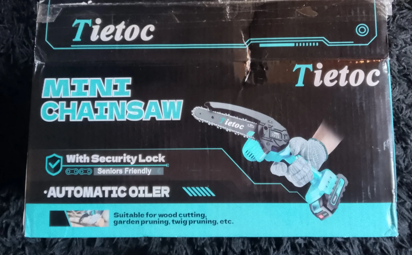 Tietoc Mini Chainsaw Cordless 6-inch
