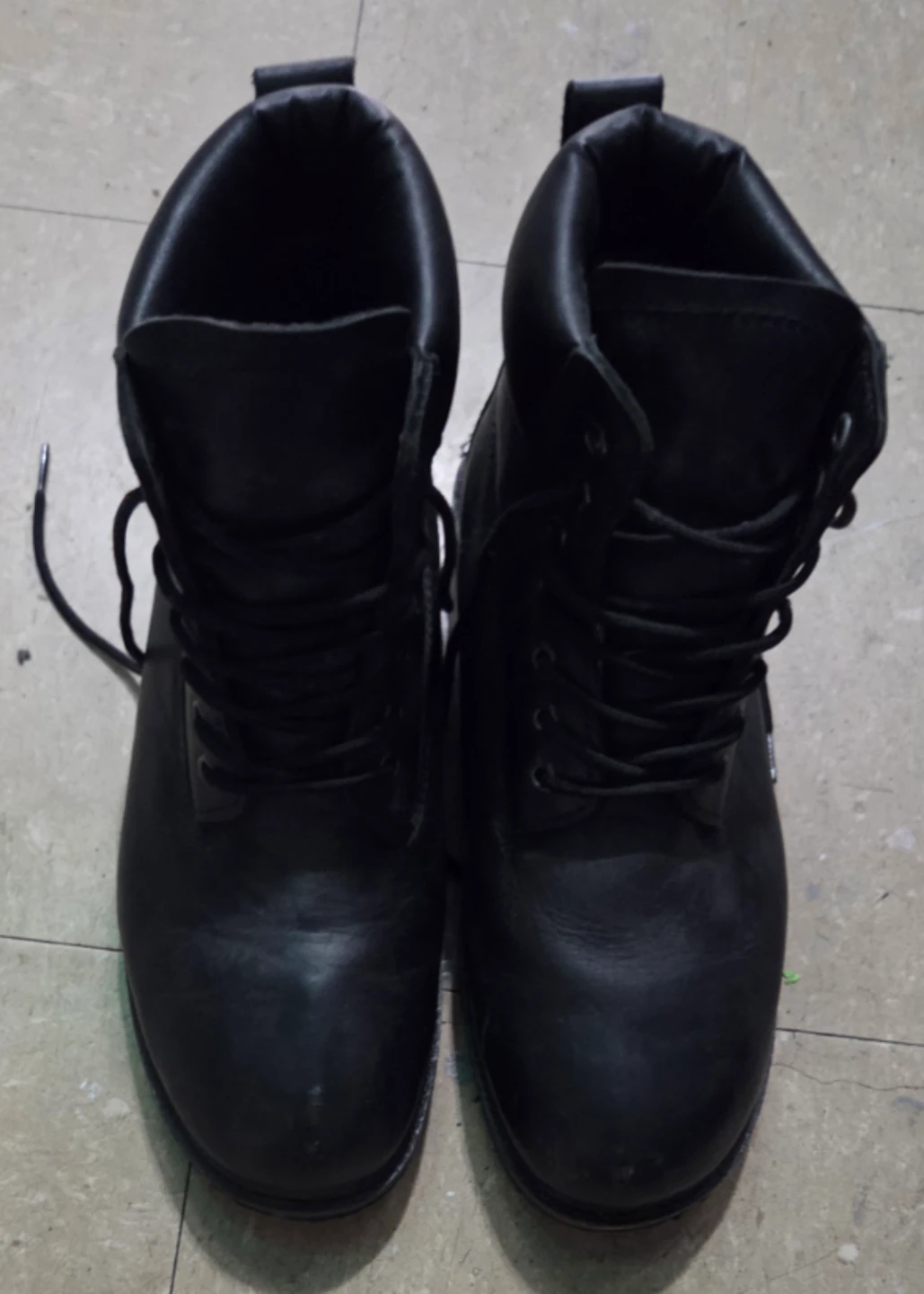 SR Max Black Leather Work Boots