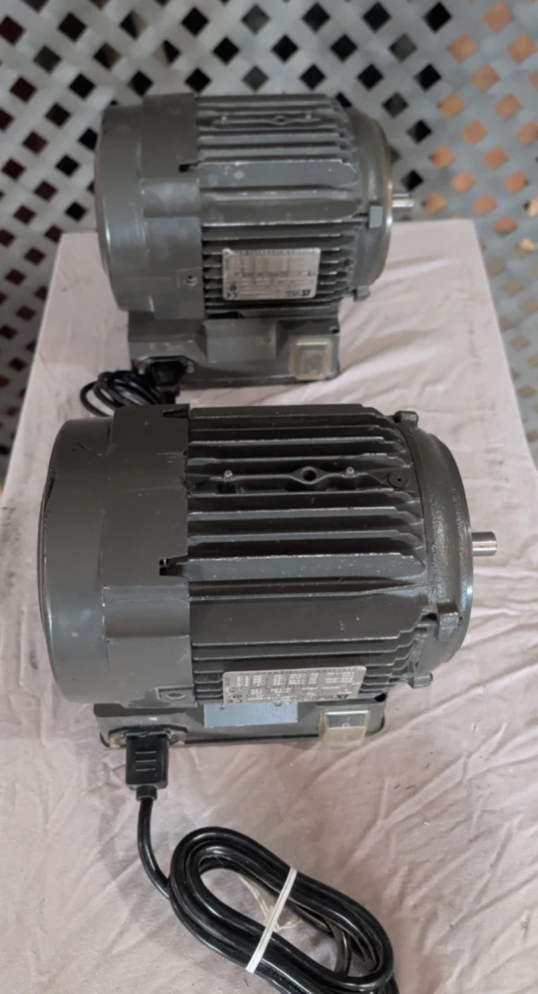 2 Premium Leroy-Somer 1/2 HP Electric Motors - Fully Tested - photo 3