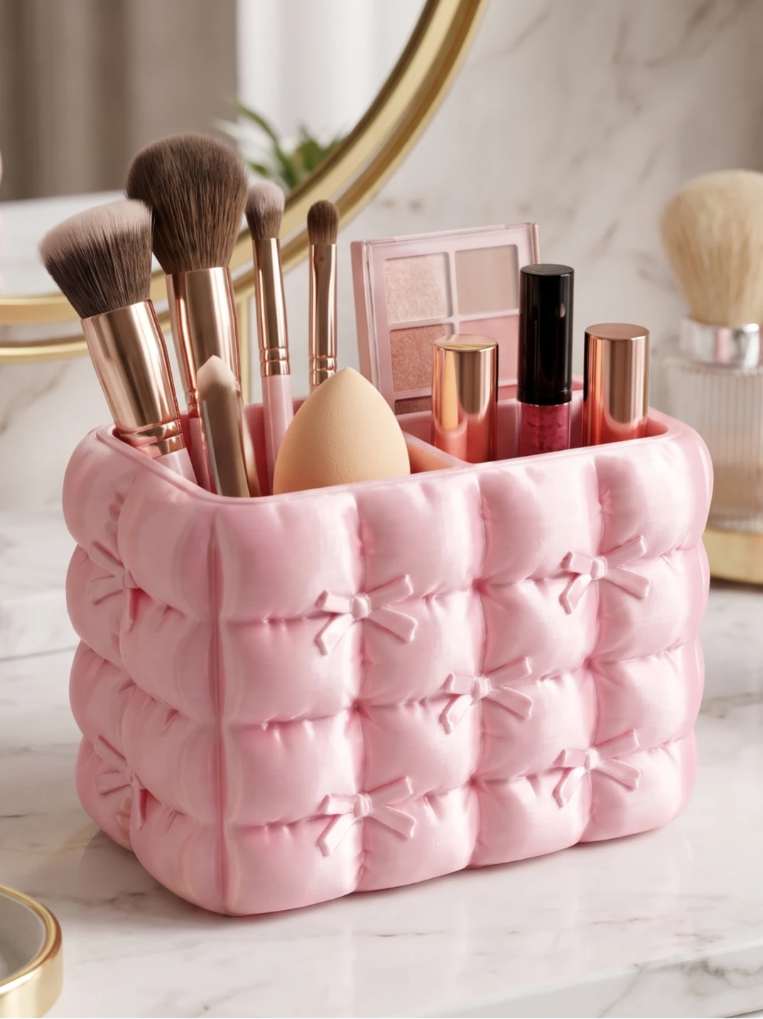 Heart-shaped Desk Organizer/Makeup Holder - photo 4