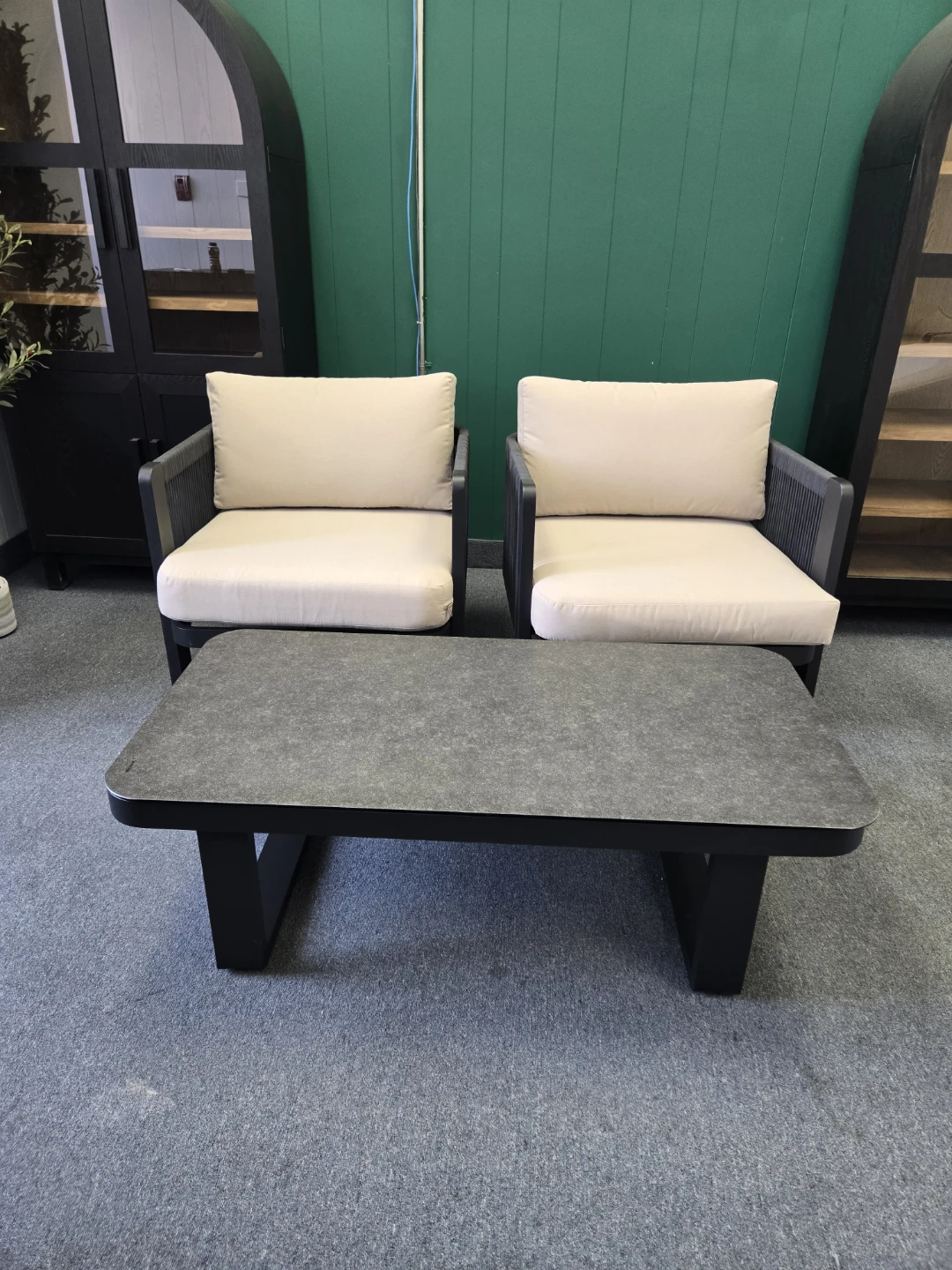 Aluminum patio furniture set
