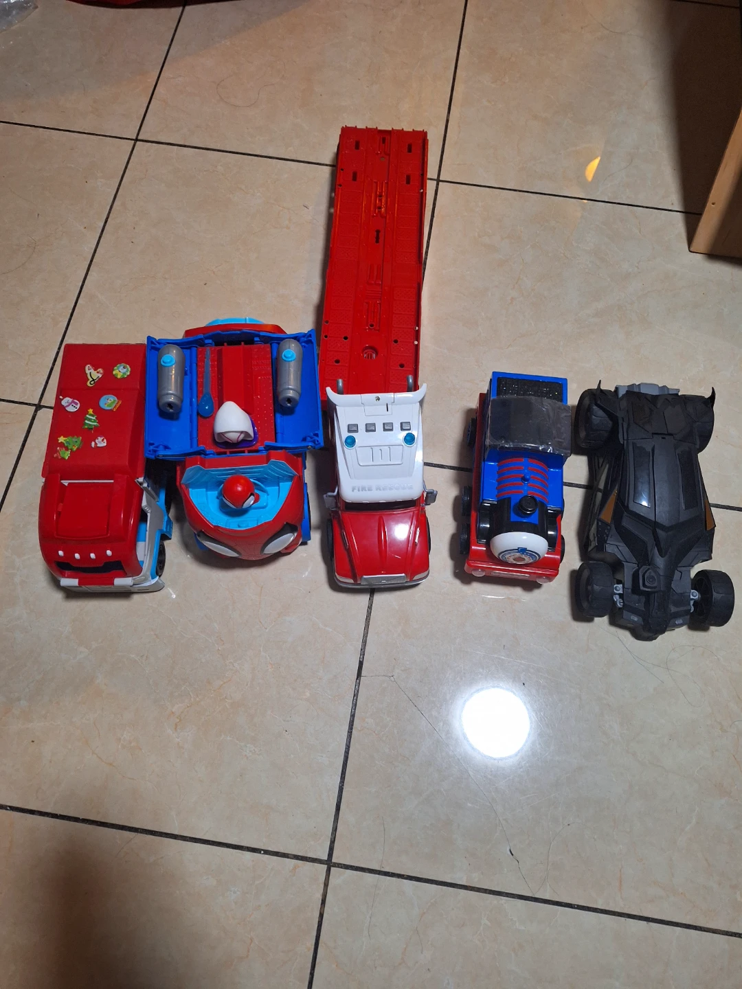 Assorted Toy Vehicles Set