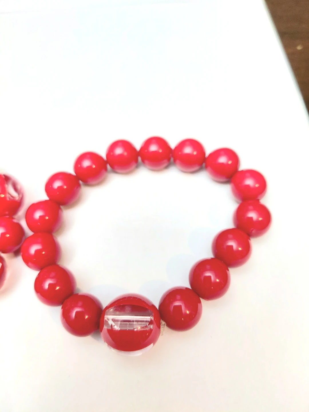 Red Beaded Bracelets - photo 4