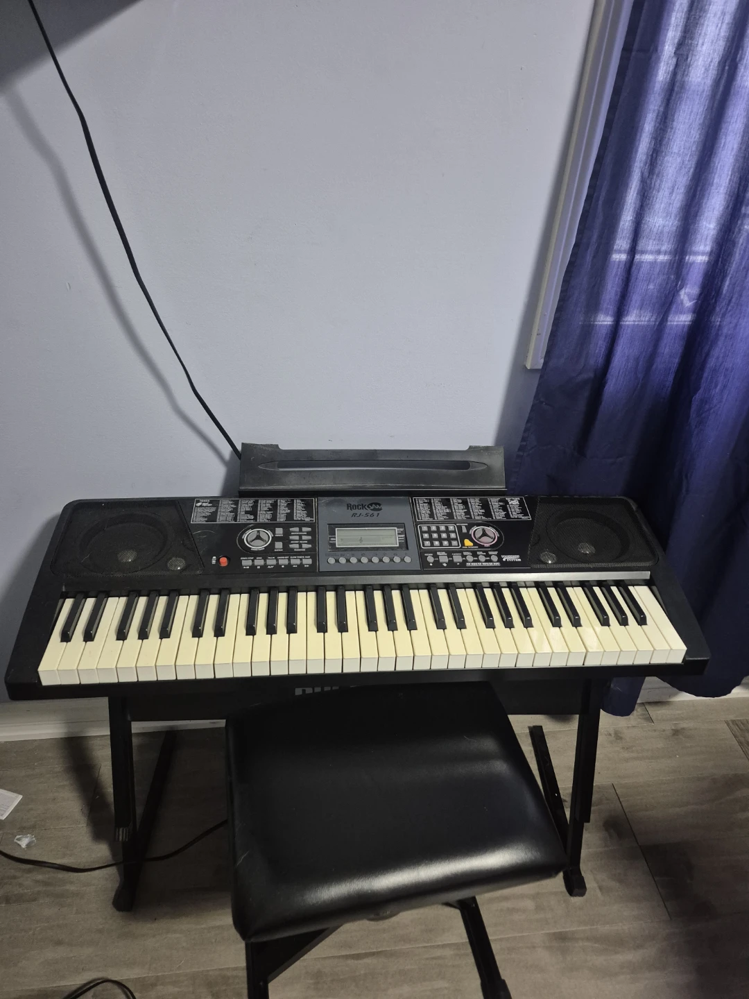 RockJAM RJ561 Electronic Keyboard with Bench