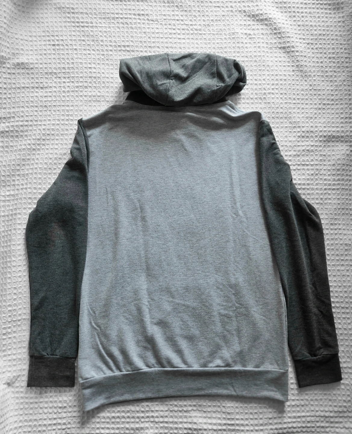 H2H Gray Colorblock Men’s Hoodie Size M Casual Pullover - photo 3