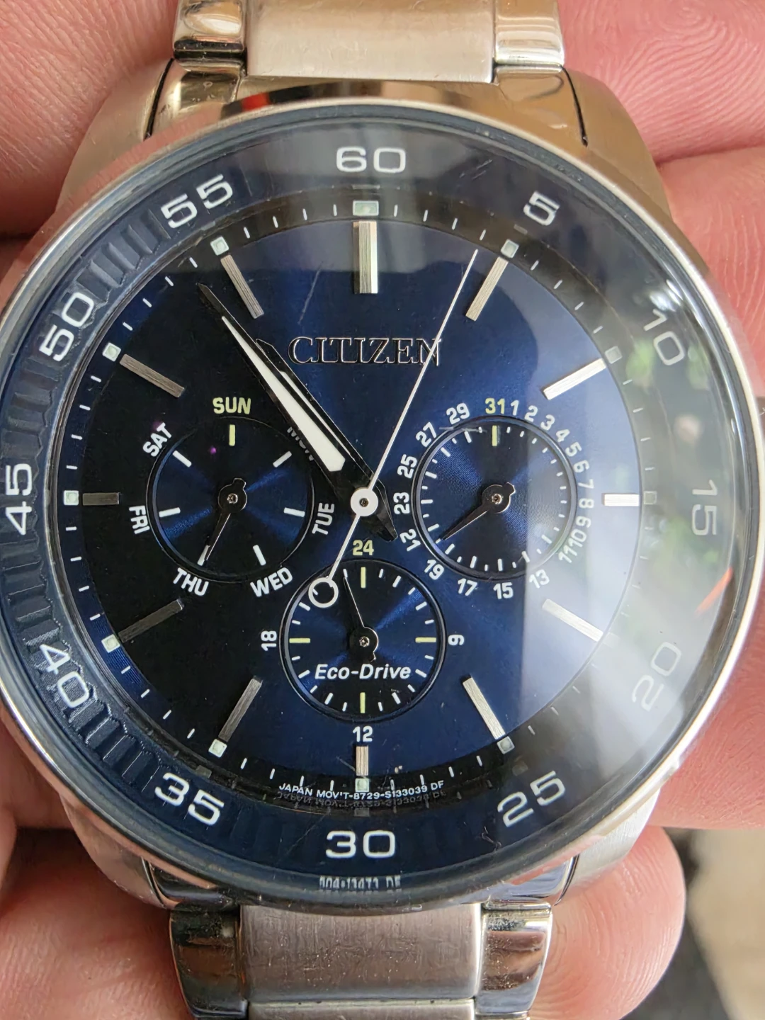 Citizen Eco-Drive Blue Dial Watch
