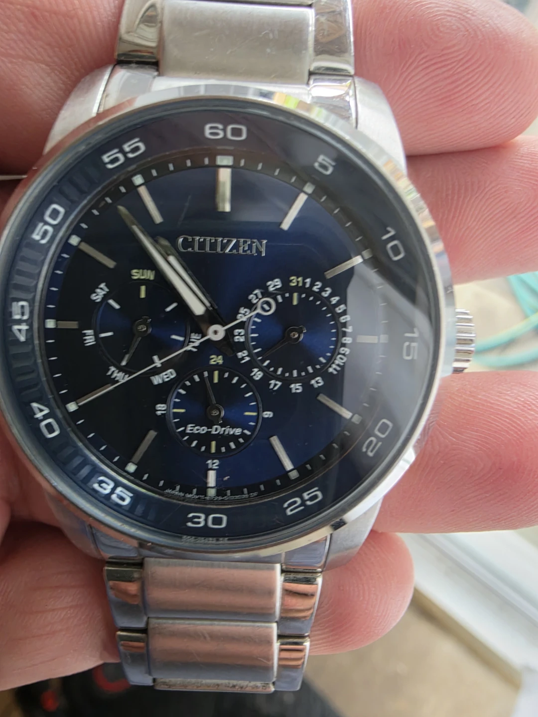 Citizen Eco-Drive Blue Dial Watch - photo 2