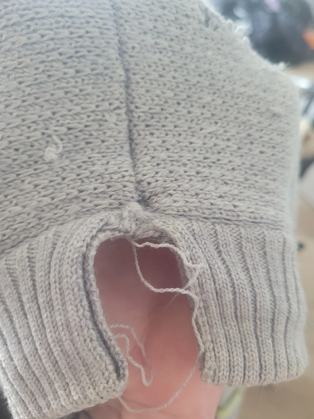 Lululemon Grey Knit Scarf - photo 4