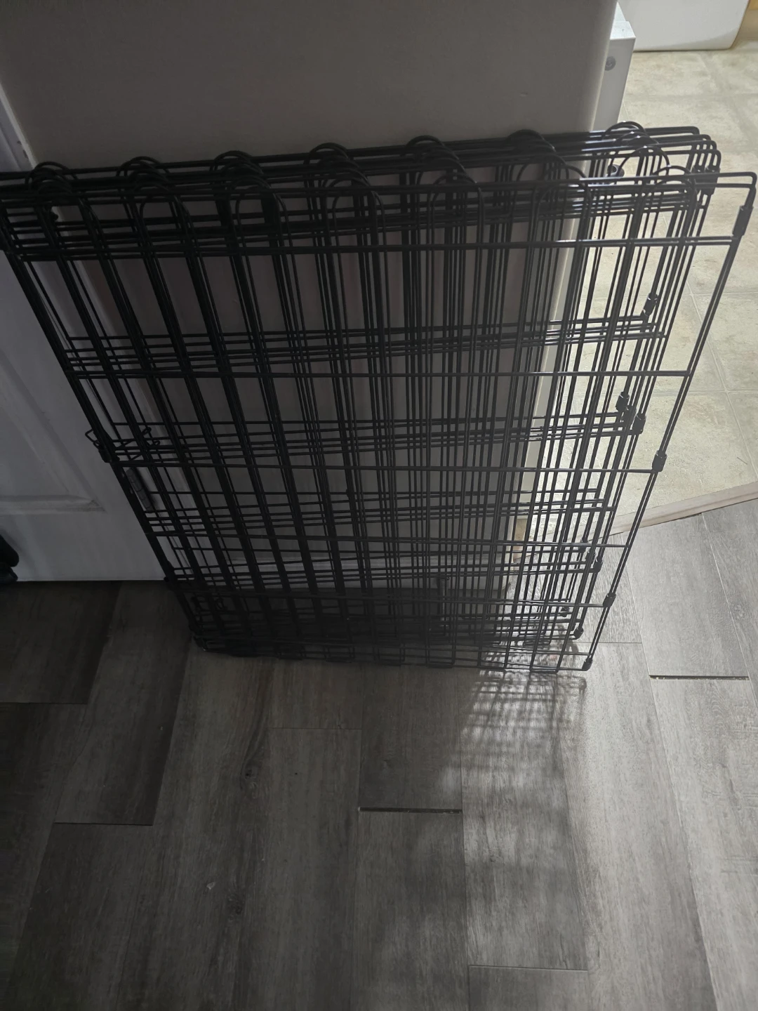 Black Metal Dog Playpen - photo 2