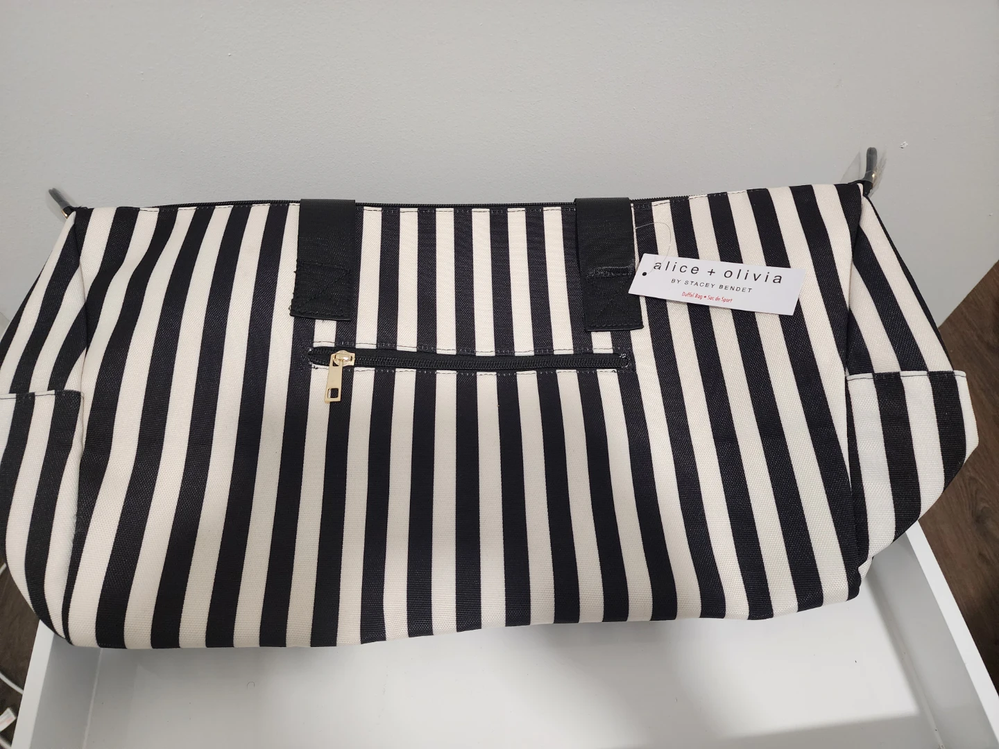 Alice + Olivia Striped Tote Bag