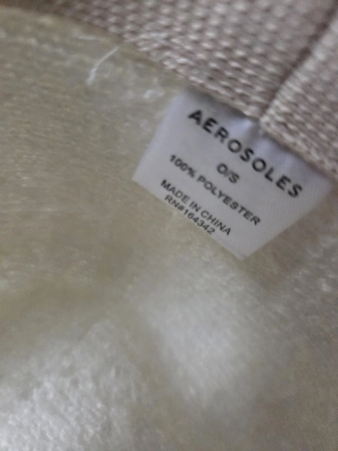 Aerosoles Cream Sherpa Fedora Hat - photo 3