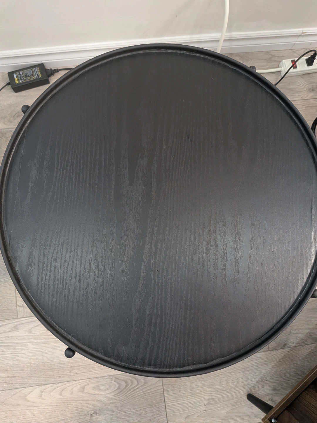 Black Round Side Table - photo 4