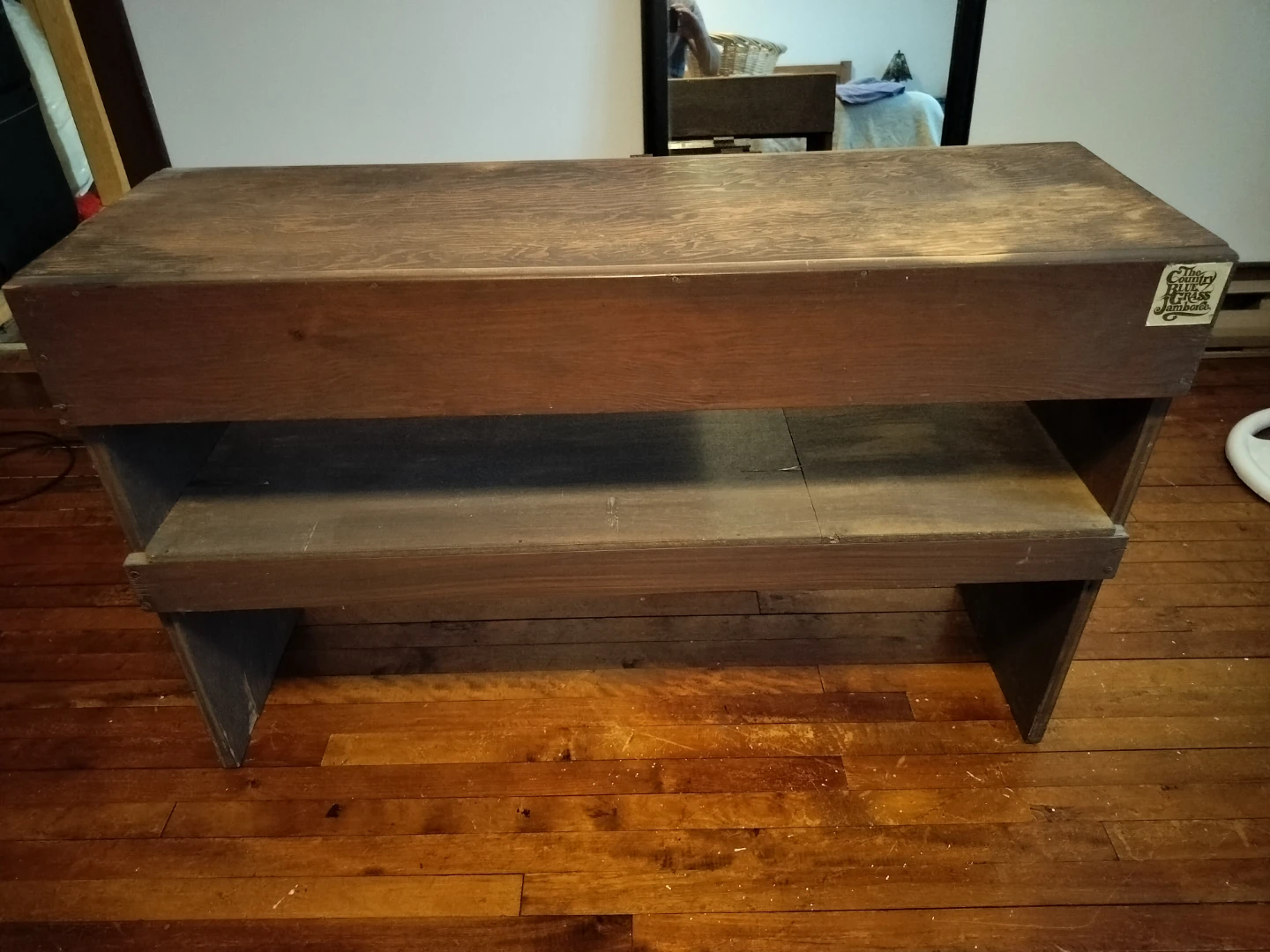 Vintage Wooden Loom Bench