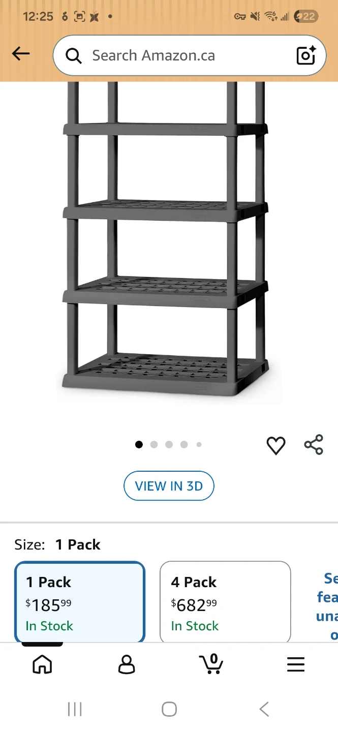 Heavy Duty 5-Tier black Plastic Shelving 190cm - photo 2