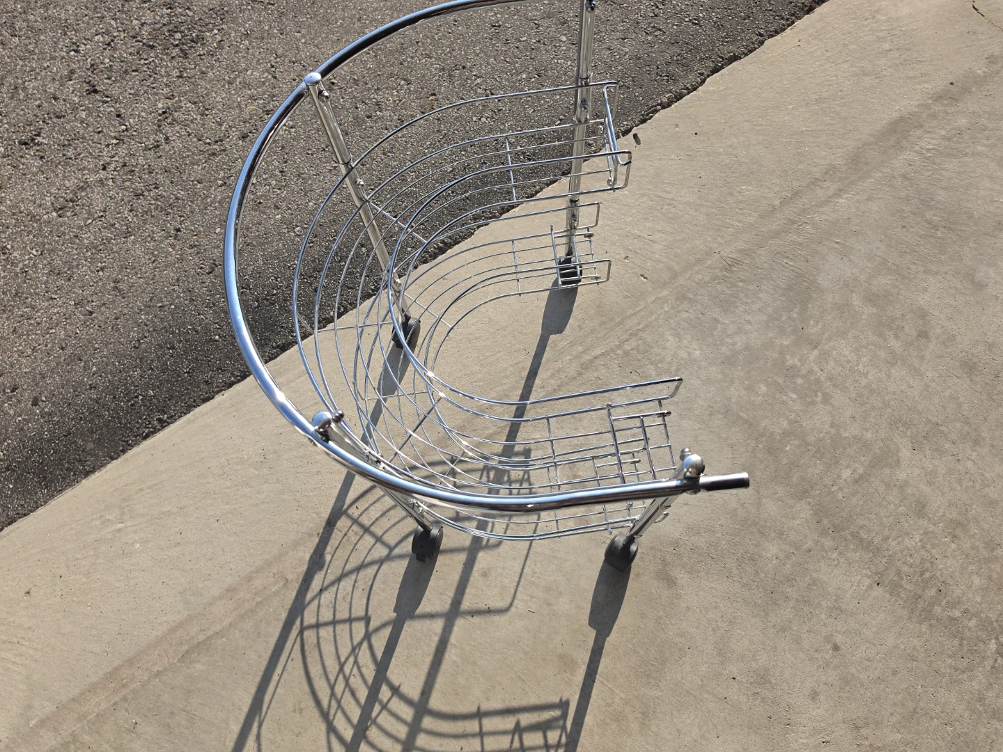 Chrome Rolling Cart / Rack - photo 2