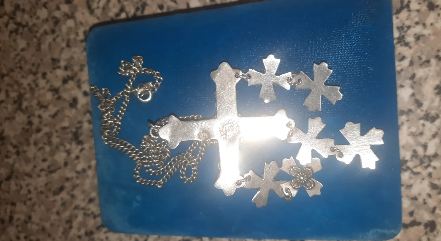 Vintage Sterling Silver texco lalalag Pendant Necklace - photo 2