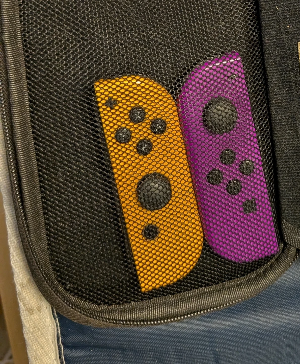 Nintendo Switch Joy Cons Purple-Orange - photo 2