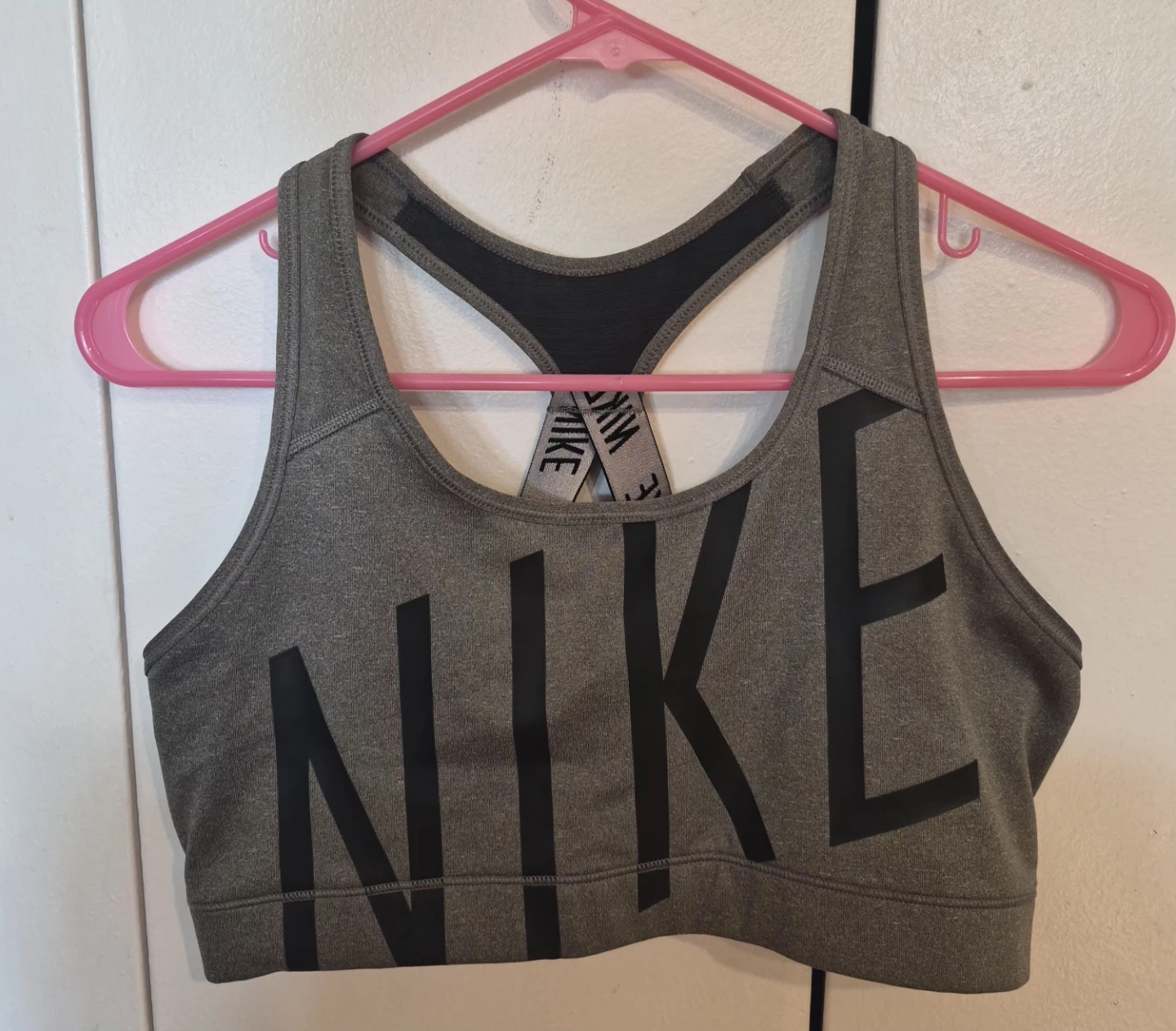 Nike Women's Grey Sports Bra