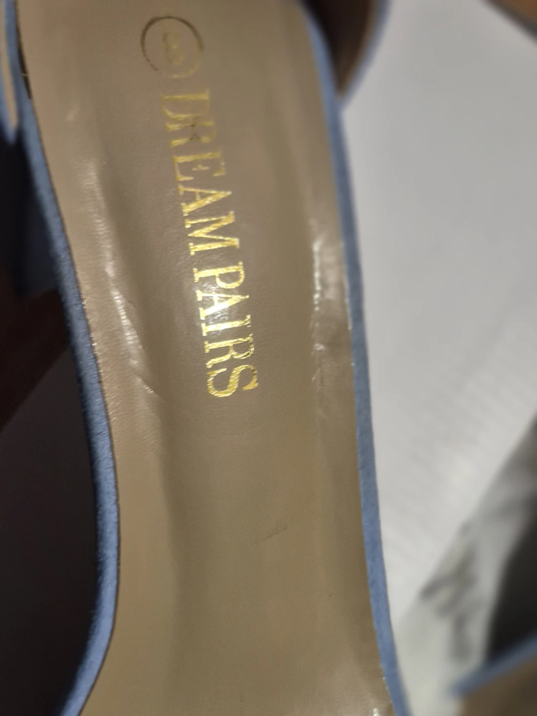 Dream Pairs Light Blue Suede Block Heels - photo 3