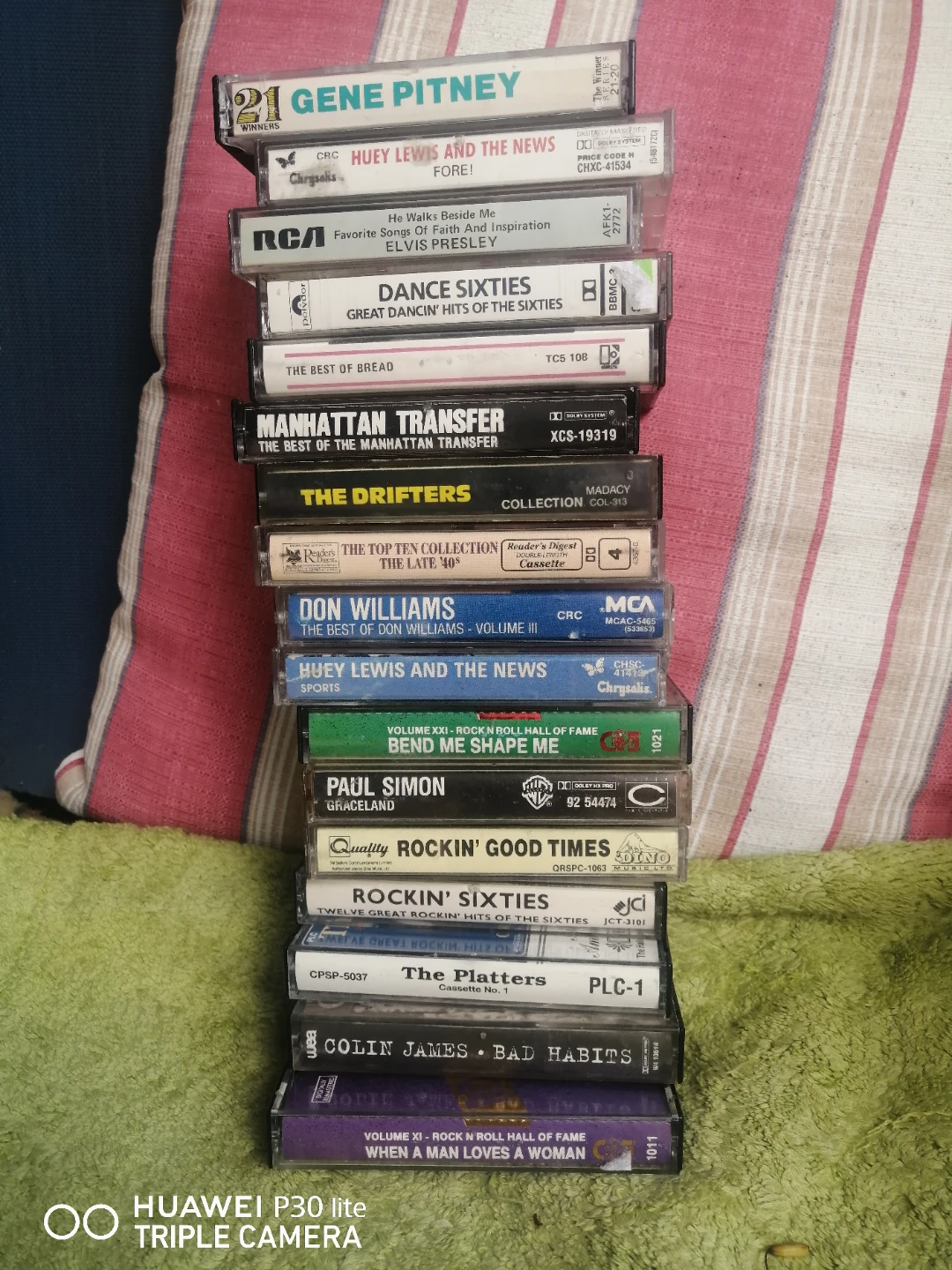Collection of Assorted Music Cassette Tapes