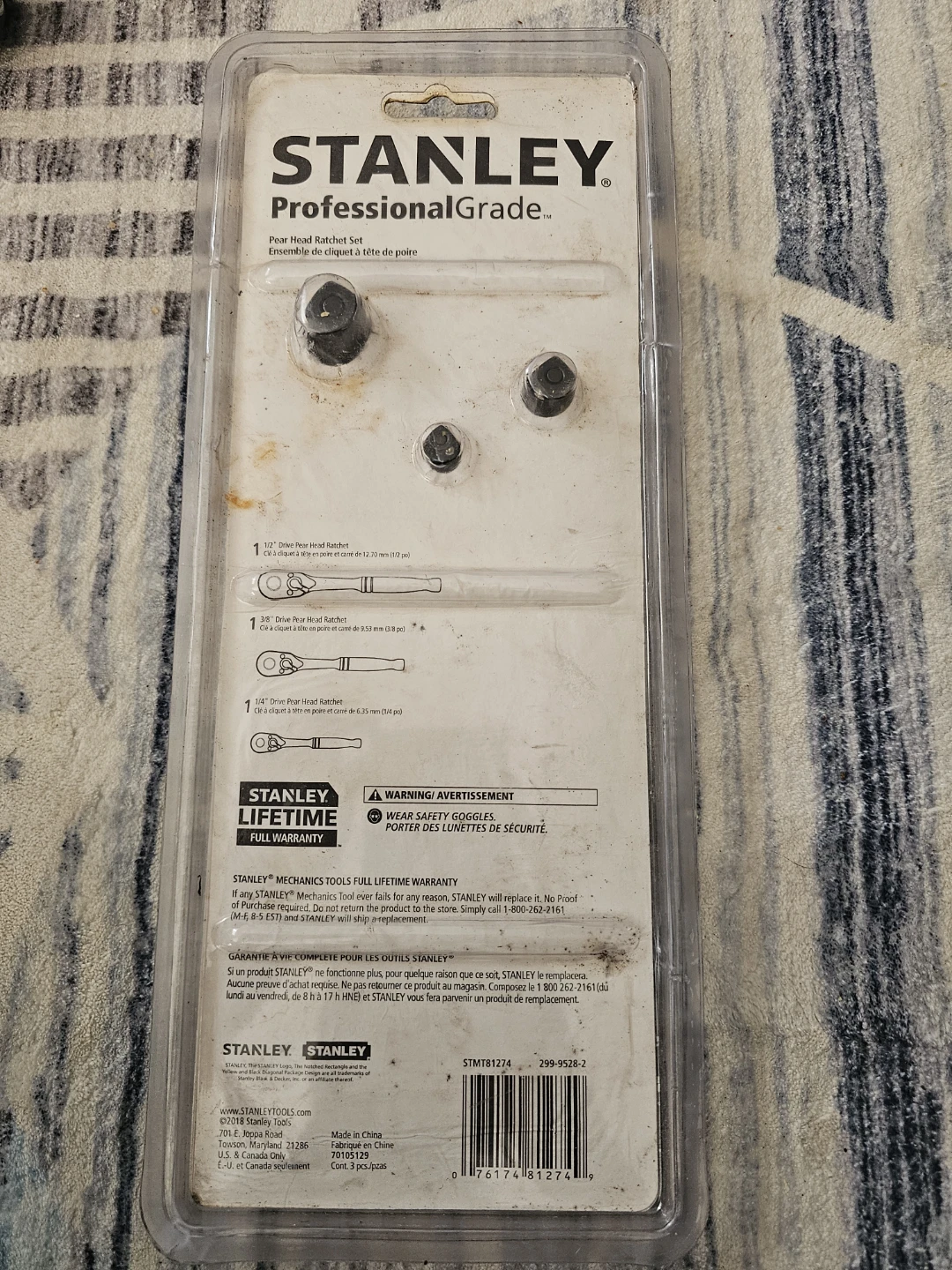 Stanley Professional Grade 3-Piece Ratchet Set - photo 2