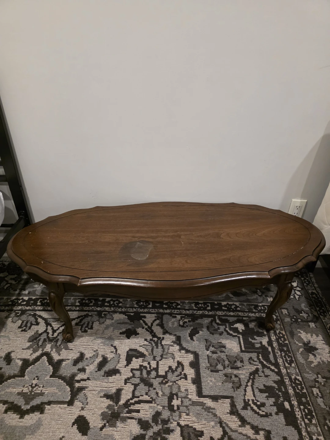 Vintage Oval Coffee Table