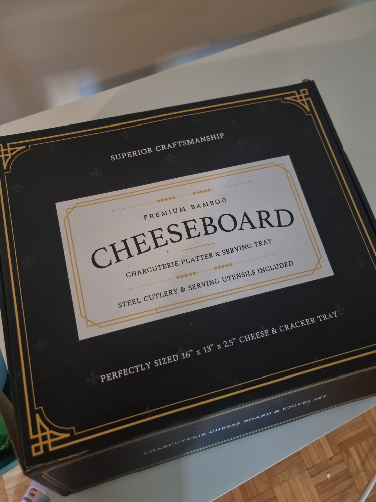Bamboo Charcuterie Cheese Board and Serving Tray Set - photo 4