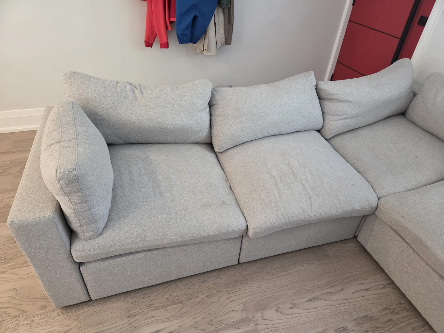 Cozey Ciello Sectional Sofa - Light Grey - photo 3