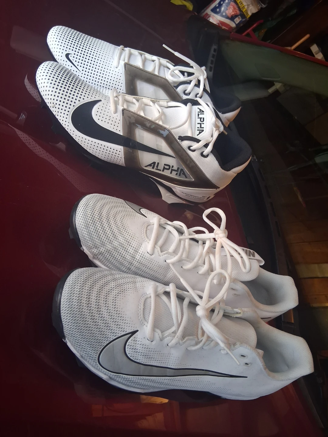 2 pairs Nike Men's Football Cleats NEW Size 14 - photo 2