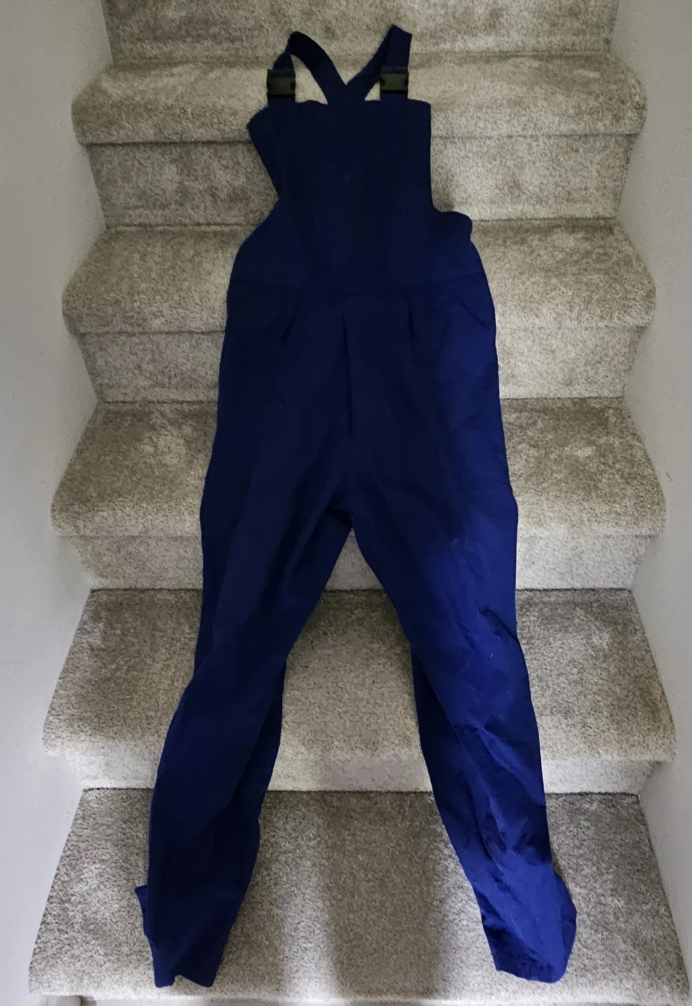 Navy Blue Overalls