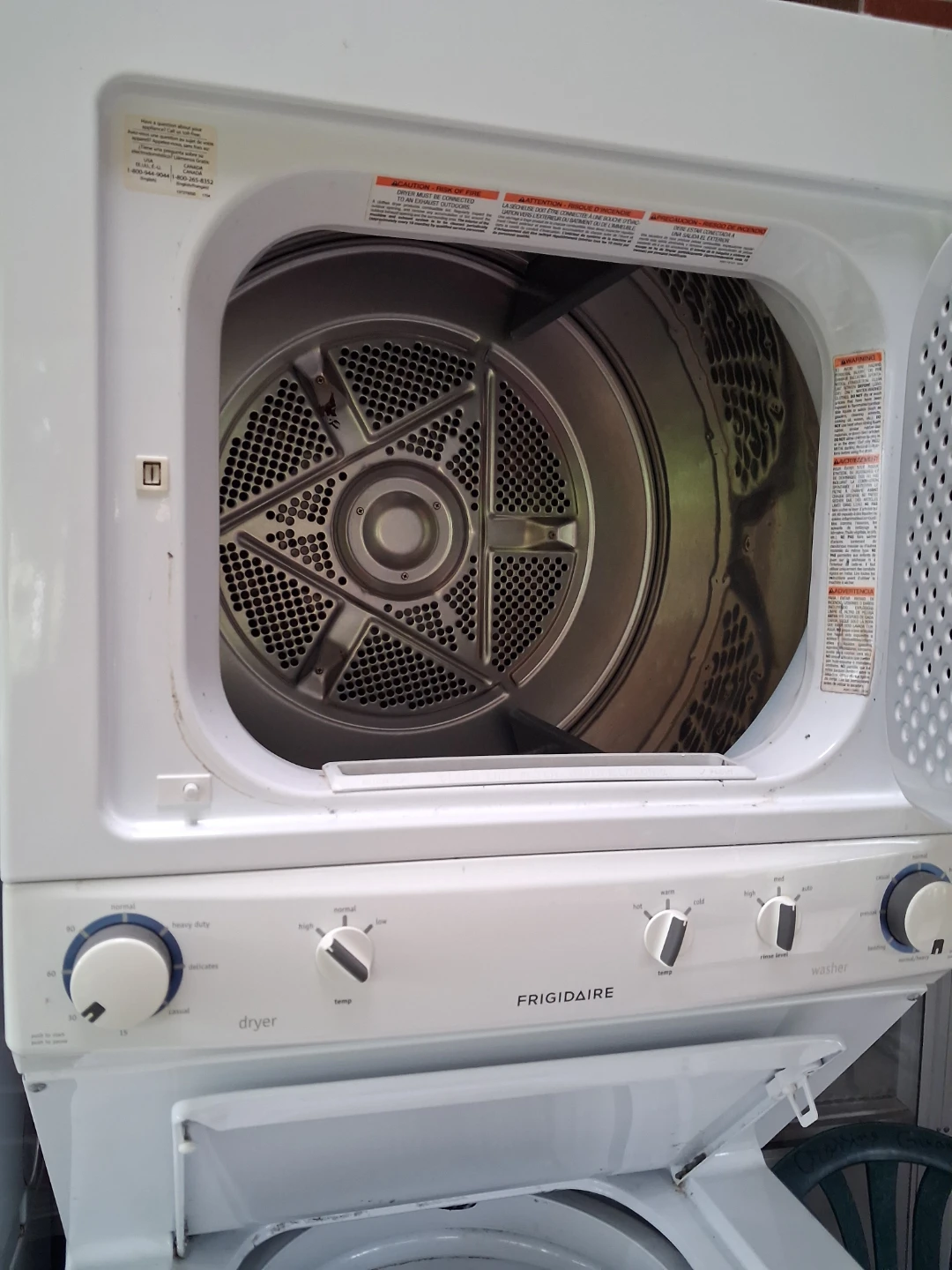 Frigidaire Stackable Washer and Dryer