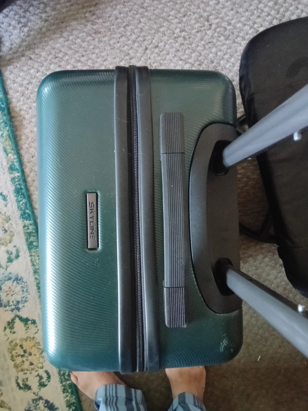 Skyline Green Hard-Shell Carry-On Luggage - photo 3