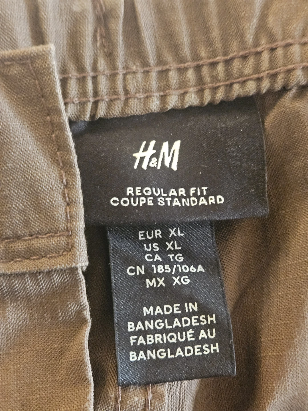 H&M Regular Fit Cargo Pants XL - photo 4