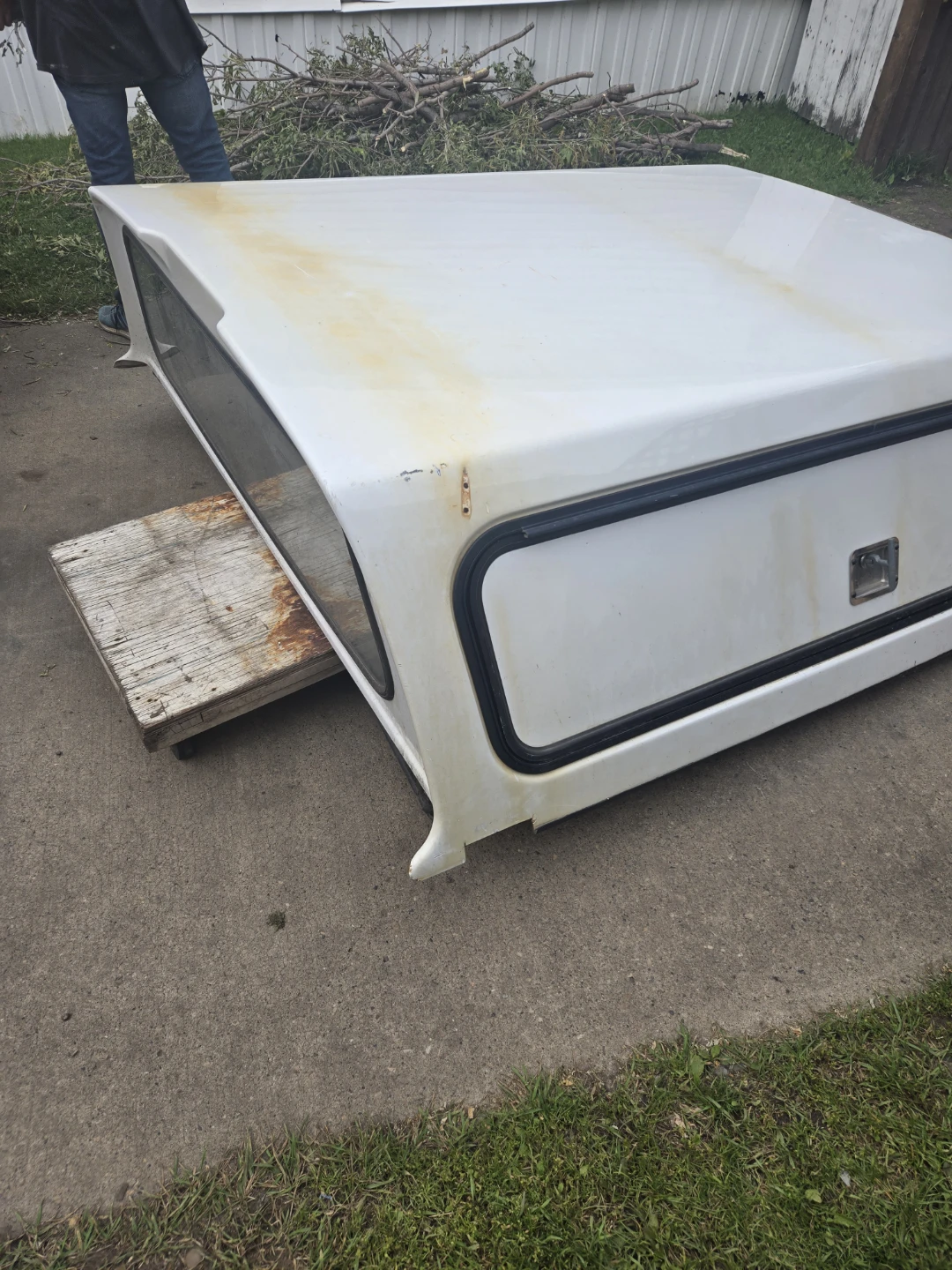 White Truck Cap Canopy