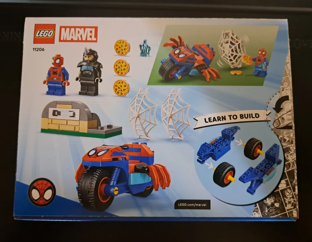 LEGO Marvel Spidey/On His Motorcycle vs. Rhino #11206 - photo 2