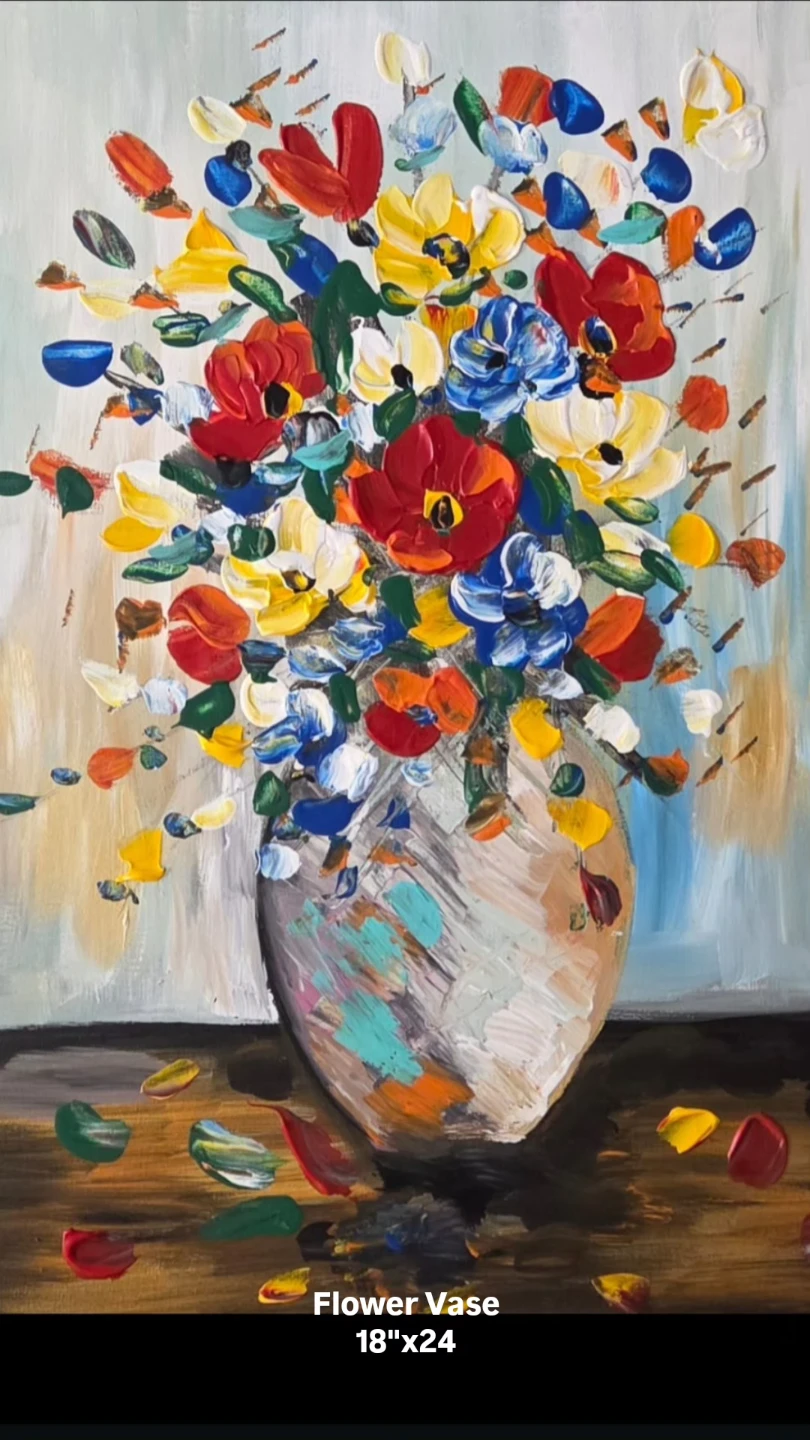 Huge original hand-painted painting by local Canadian artist - photo 3