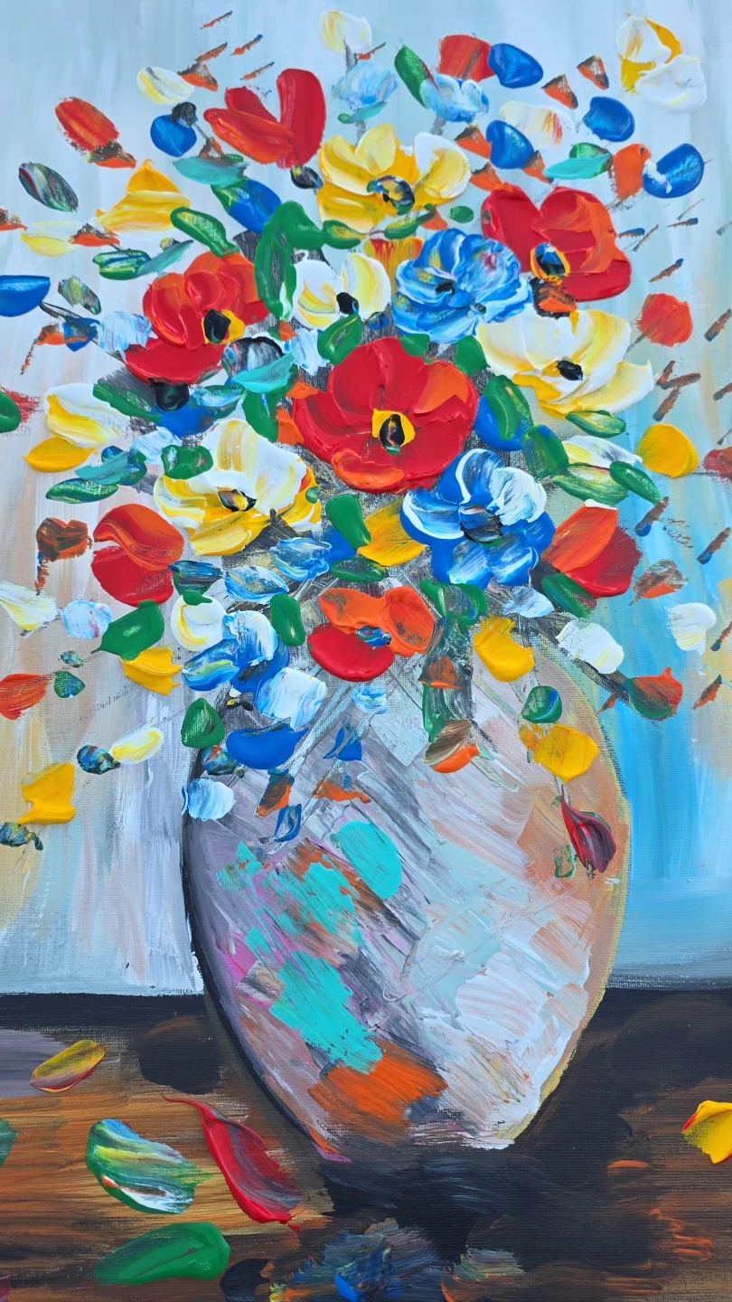 Huge original hand-painted painting by local Canadian artist - photo 4