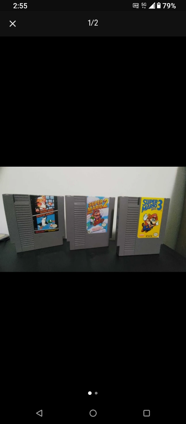 Nintendo NES Super Mario Bros  game bundle