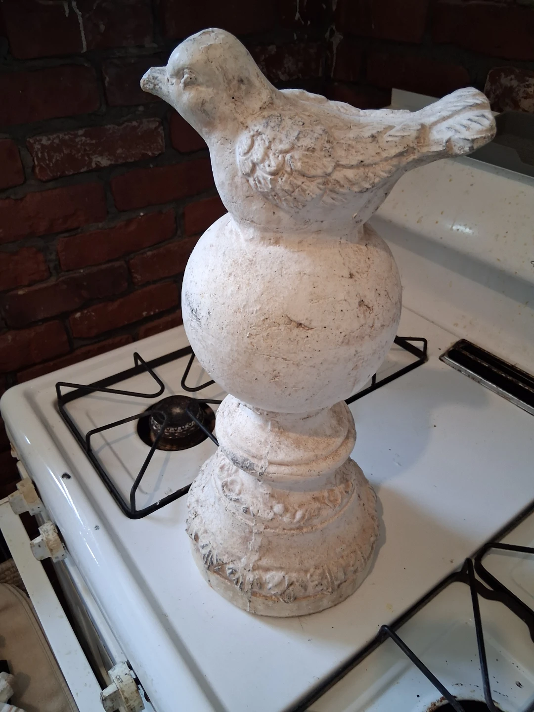 Decorative Bird Pedestal Statue - photo 4