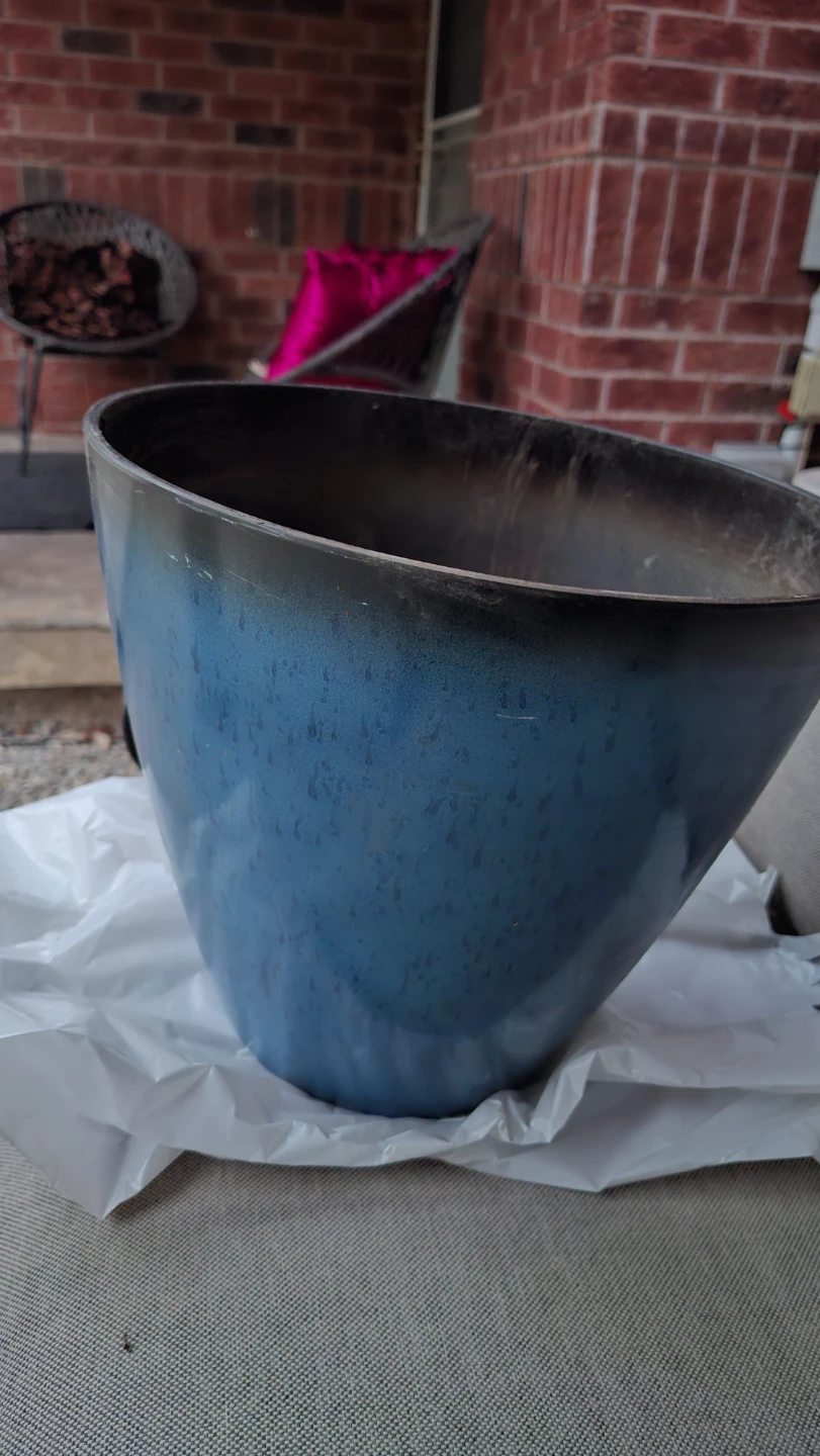 HomeTrends Cassini Dripping Planter - Blue/Bleu