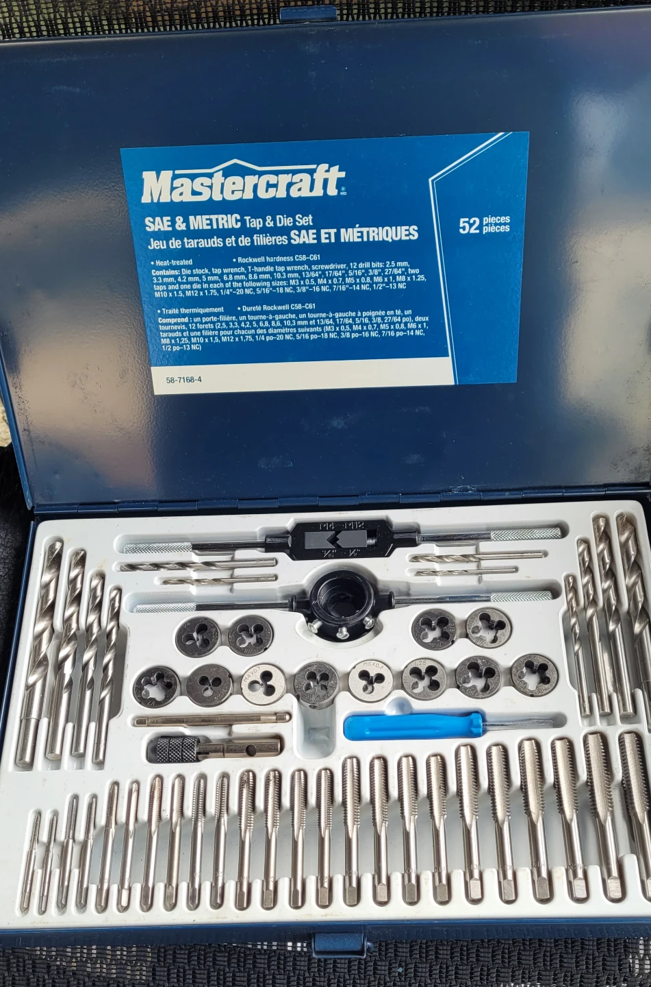 Mastercraft SAE & METRIC Tap & Die Set - photo 3