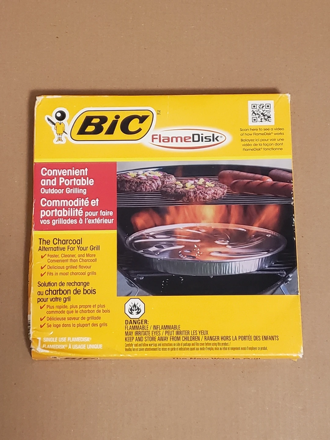 BiC FlameDisk Single Use Grill