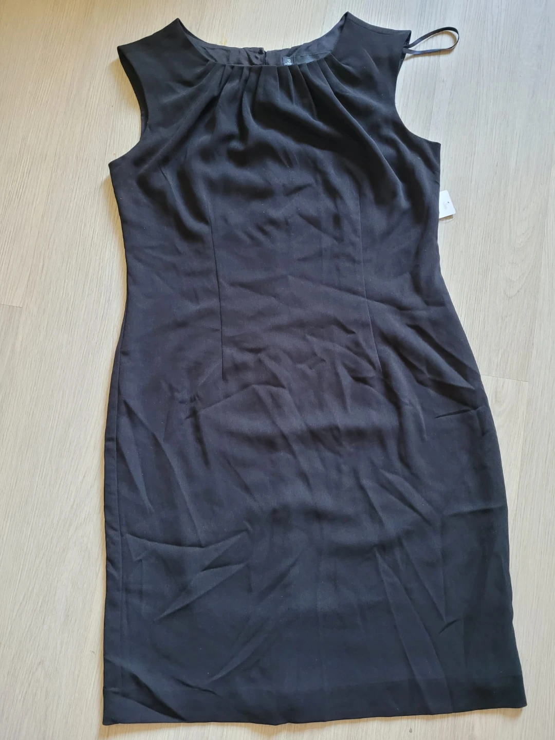 CHETTA B Black Sleeveless Dress Size 12 - photo 2
