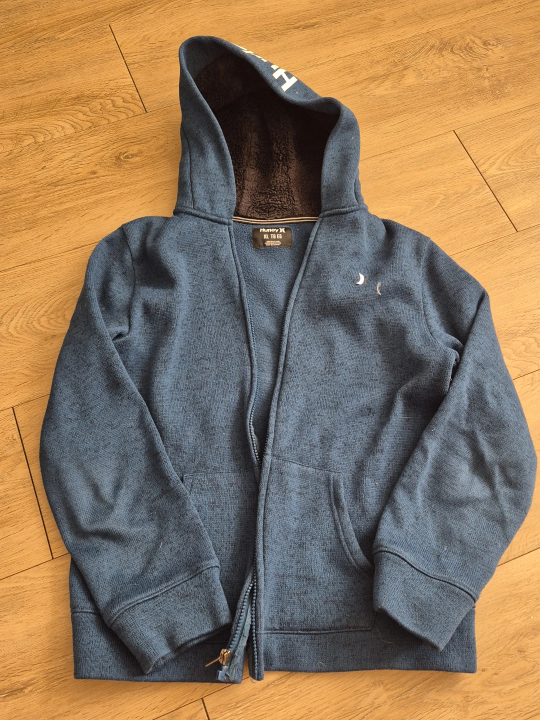 XL Hurley Zip-Up Hoodie Boys L TG EG