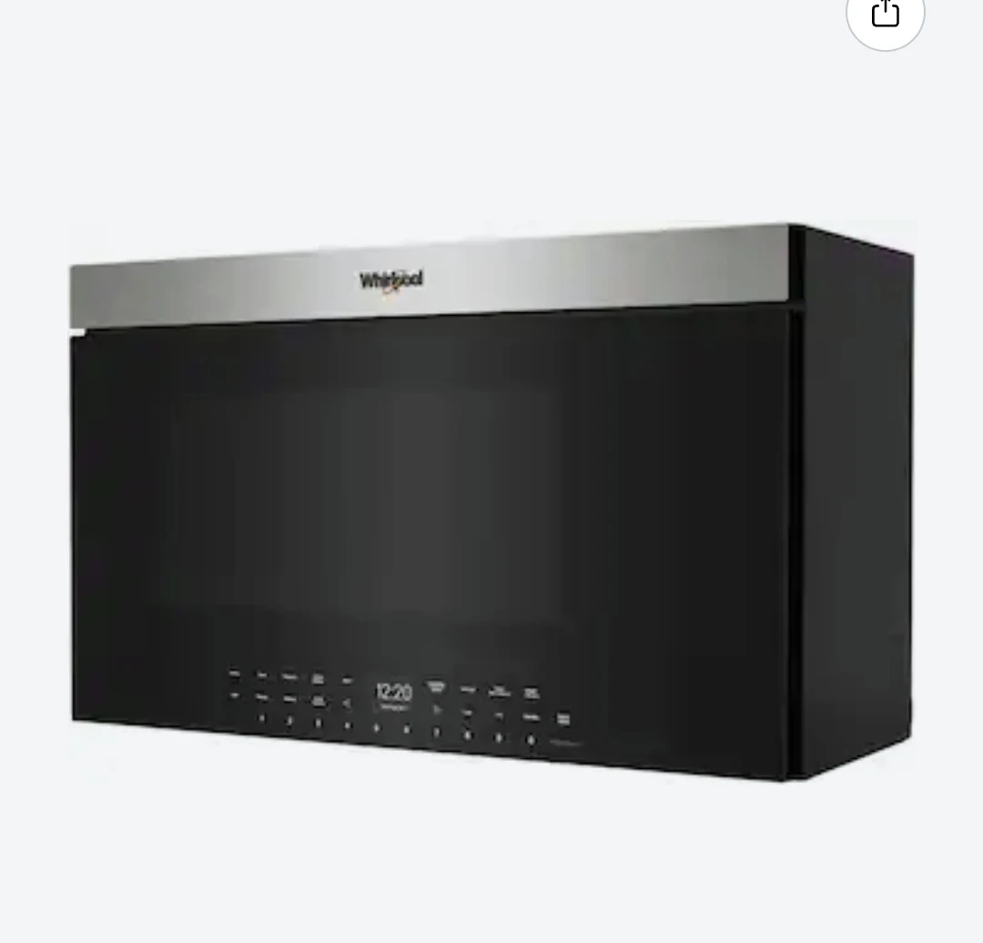Whirlpool 1.1 Cu. Ft. Over the Range Microwave