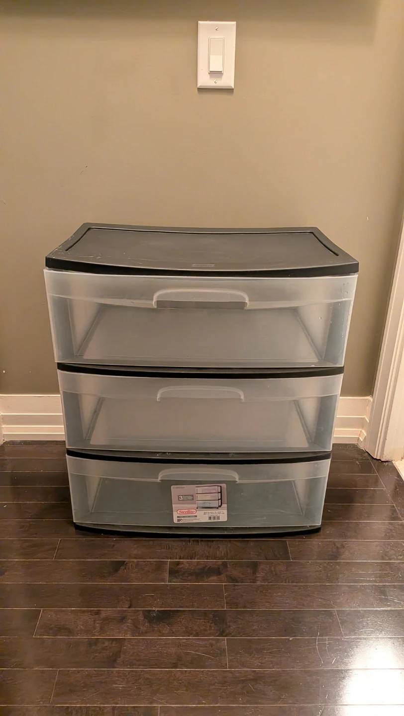 Sterilite 3-Drawer Storage Unit