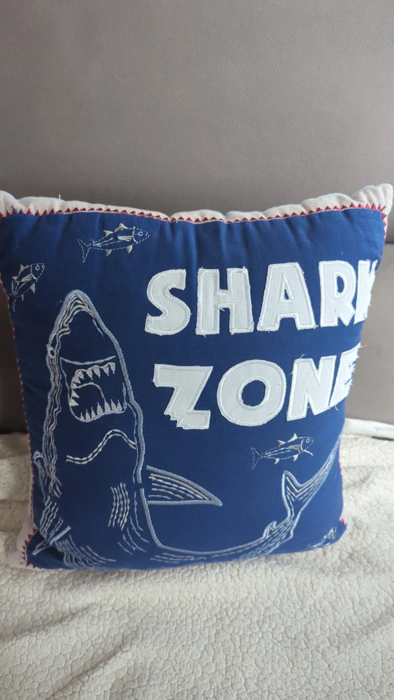 Kids' Shark Zone Decorative Pillow